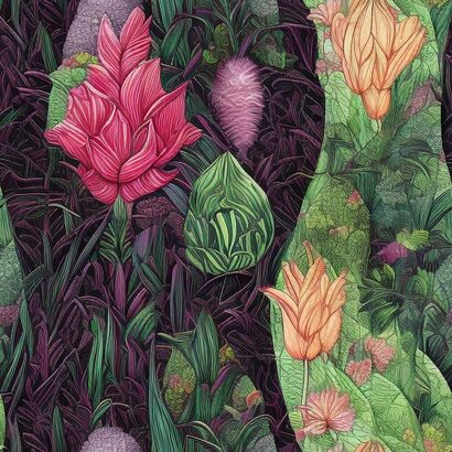 GAN EDEN IX - a Digital Graphics and Cartoon Artowrk by Beatriz Finkielsztejn